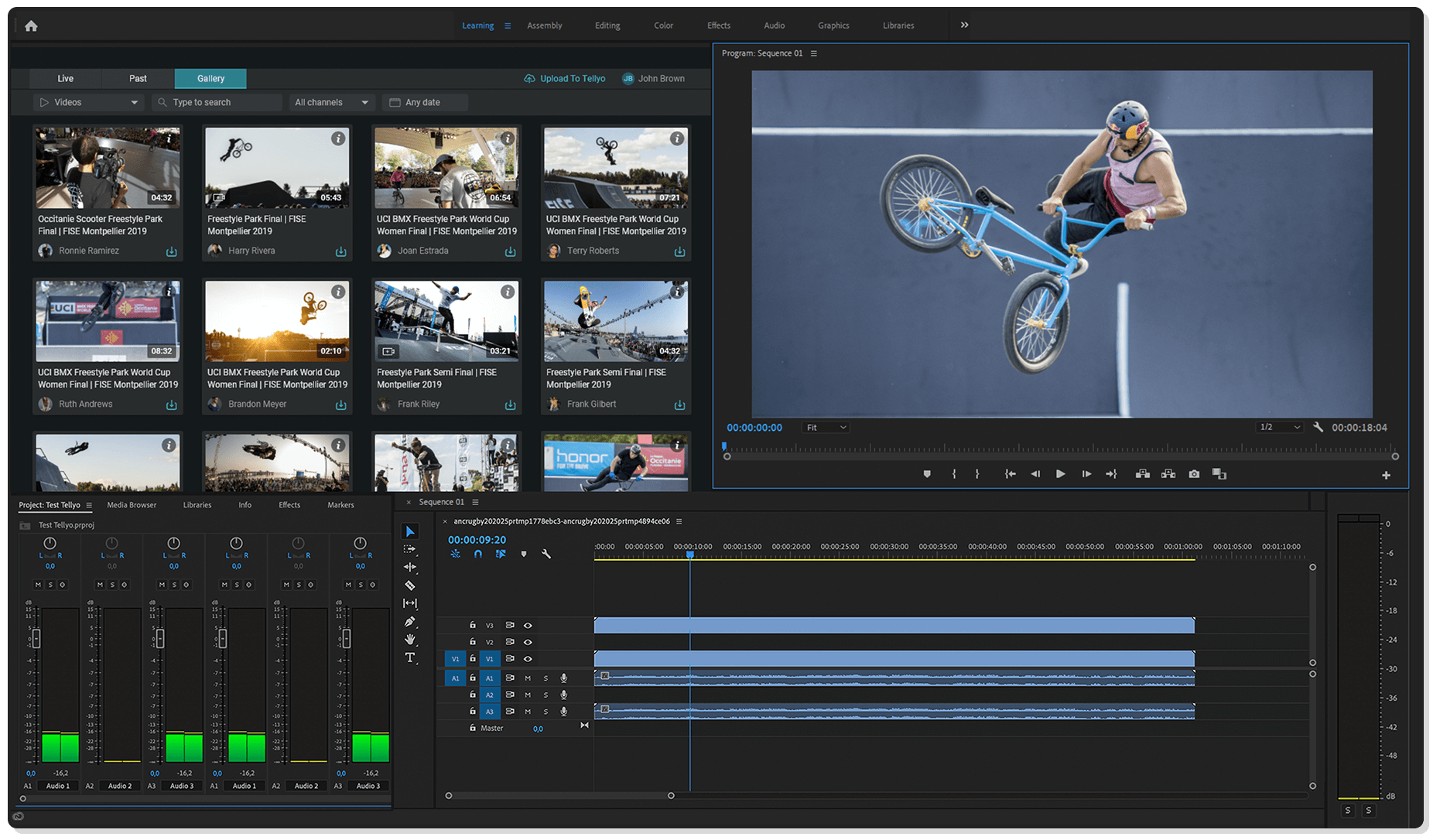 how to extract audio from video premiere